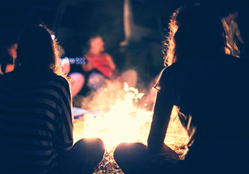 Book your fire pit reservation for a cozy evening fireside at our Pumpkin Patch.
